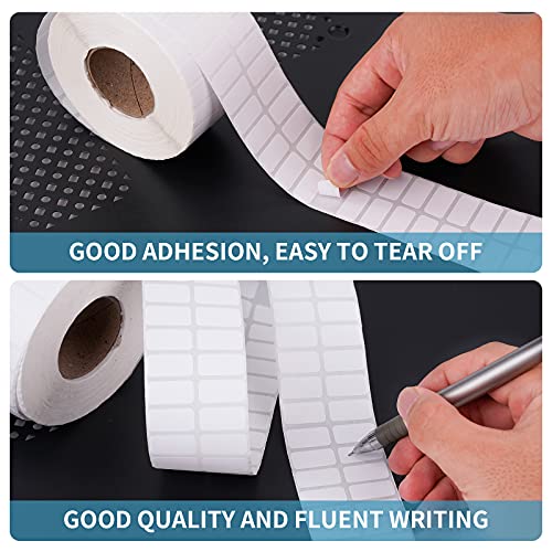 6000 Pieces Diamond Painting Storage Containers Labels White Diamond Art Stickers Small Blank Name Number Painting Tag Mini Self-Adhesiven Writable Rectangle Art Stickers for Office DIY Bead Kits