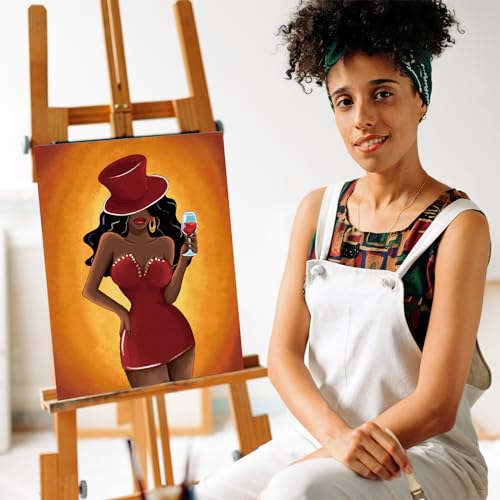 Nuberlic 10 Pack Sip and Paint for Girls Hangout Pre Drawn Canvas Painting for Adults Pre-Stretched Outline Canvas Bridal Shower Party Supplies Mothers Day Gift Friendsmas Paint n Sip 12x16 Inch - size: 12x16, style: Girls night