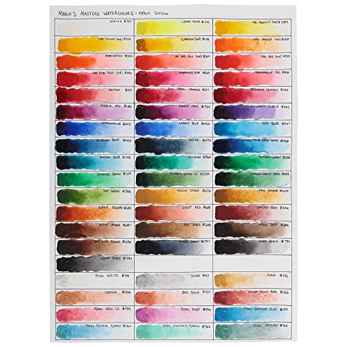 Marie's Watercolor Paint - Concentrated Color, Pure Pigments, High Lightfastness Ratings Craft Paint for Artists - Brilliant Purple (9mL/0.3 oz) - color: Brilliant Purple