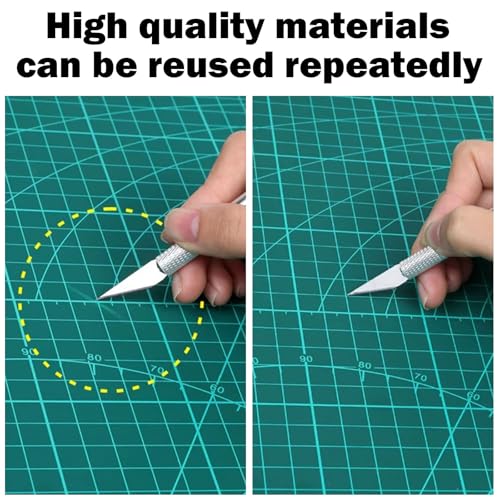 Yayatty Polymer Clay Tools, Acrylic Clay Roller, Acrylic Sheet, Rotary Cutting Mat, Round Polymer Clay Cutters with Clay Slicer Blade for Pottery and Sculpture (32 PCS) - color: 32 PCS