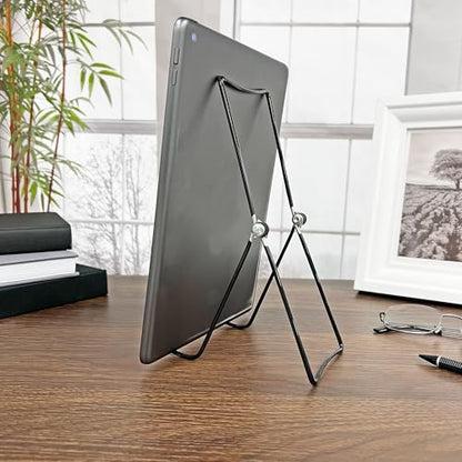 GIBSON HOLDERS 6AC Adjustable Black Wire Display Easel, 3.5" W x 4.5" D x 9.25" H, Pack of 6 - size: 6-Pack