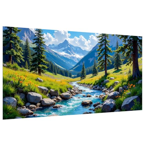 HeeBenor 5D Landscape Large Diamond Painting Kits for Adults, 27.5" X15.7" - color: Landscape 055