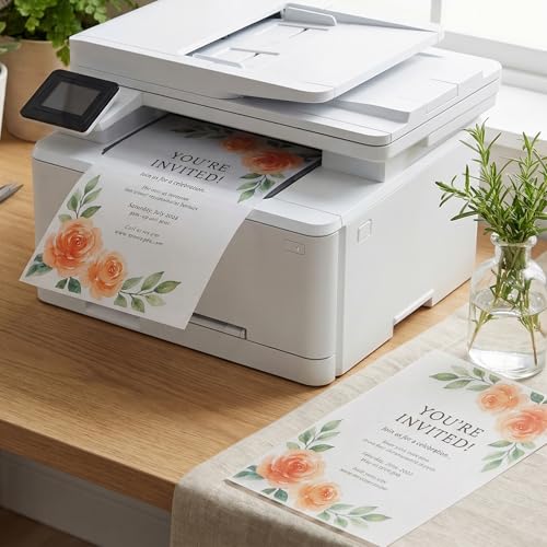 50 Sheets Translucent Vellum Tracing Paper 8.27 x 11.69 Inch for Printing