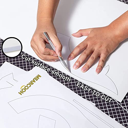 White Foam Sheets Roll, Premium Cosplay EVA Foam Sheet，10mm Thick,13.9"x39",High Density 86kg/m3 for Cosplay Costume, Crafts, DIY Projects by MEARCOOH - color: White, size: Thickness-10mm