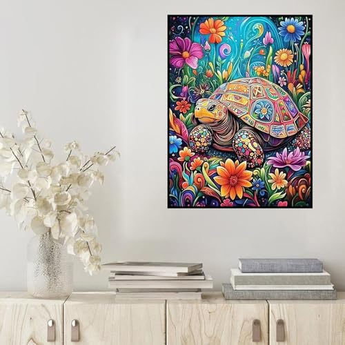 HHMATITS Sea Turtle Diamond Art Kits for Adults 12x16inch - color: Sea Turtle