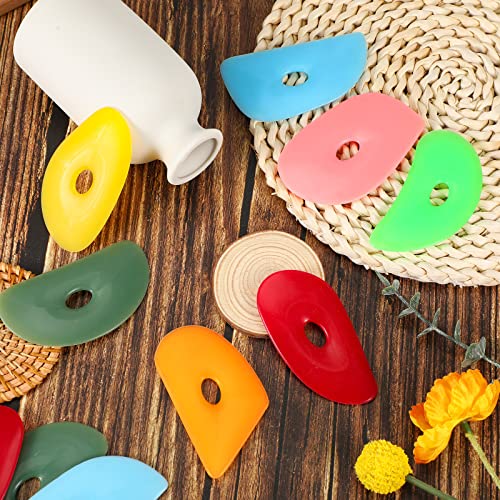 Sherr 21 Pcs Pottery Ribs for Pottery Tools,Bright Color,Classic Style - color: Bright Color, style: Classic Style