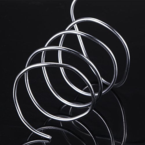 1 Roll Tecunite Aluminum Wire Craft Wire, 10 M X 3 mm, Silver | TecUnite Aluminum Craft Wire for Sculpting,10 M X 3 Mm,Silver,1 Roll - color: Silver, size: 10000 mm x 3 mm