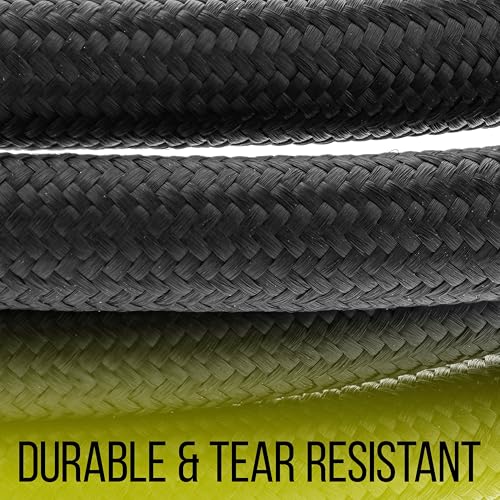 Master Airbrush 6 Foot Braided Airbrush Hose | Only Fits Paasche 1/4” NPT & 1/4" BSP Air Brush Hose Adapter Fitting Connectors for Regulator Compressor - size: 6' (1/4" Paache Fittings)