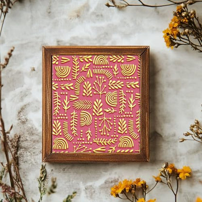 CHGCRAFT 16 Sheets 16 Styles Natural Knitted Texture Polymer Clay Texture Mat Sun Moon Stars Modeling Pattern Pad Bohemian Texture Sheets for Polymer Clay Making Earrings Jewerly Tools, 4×2.6 inch - style: Natural Scenery