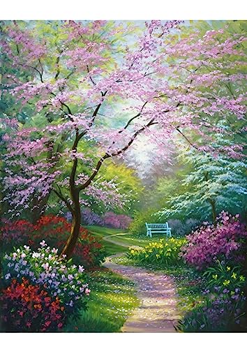 Eiazuiks Diamond Painting Kits for Adults, Landscape 5D DIY Diamond Art Kits Full Drill Diamond Dots for Gift Wall Decor and Relaxation Gem Arts 12x16 inch - color: 084us