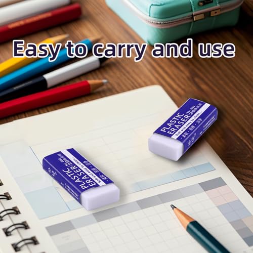 White Erasers, Artist Eraser for Drawing Art Sketching, Pencil Erasers for Kids Bulk Students School Supplies Office (8)