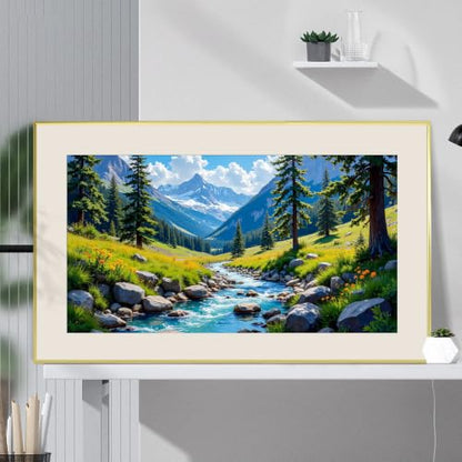 HeeBenor 5D Landscape Large Diamond Painting Kits for Adults, 27.5" X15.7" - color: Landscape 055