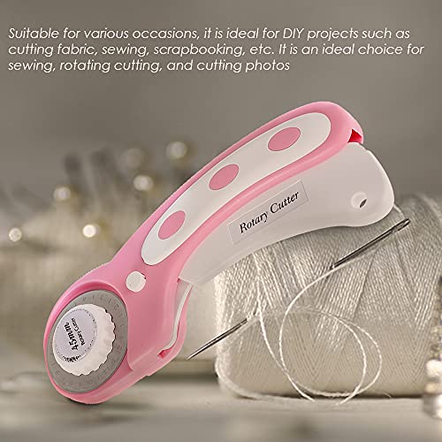 Abizarch Rotary Cutter Set - 45mm Rotary Fabric Cutter, A4 Cutting Mat, Self Healing Sewing Mats, Quilting Ruler and Fixing Clips, Craft Knife Set, Ideal for Crafting, Sewing, Patchworking