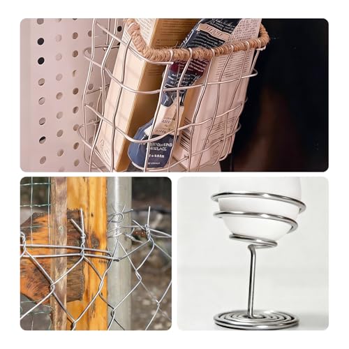 9 Gauge Aluminum Craft Wire,33 Ft Silver Metal Wire for Sculpting and Crafting,Bendable Metal Wire for Frames, Garden Trellises, and Industrial Art - size: 9 Gauge 33 Ft