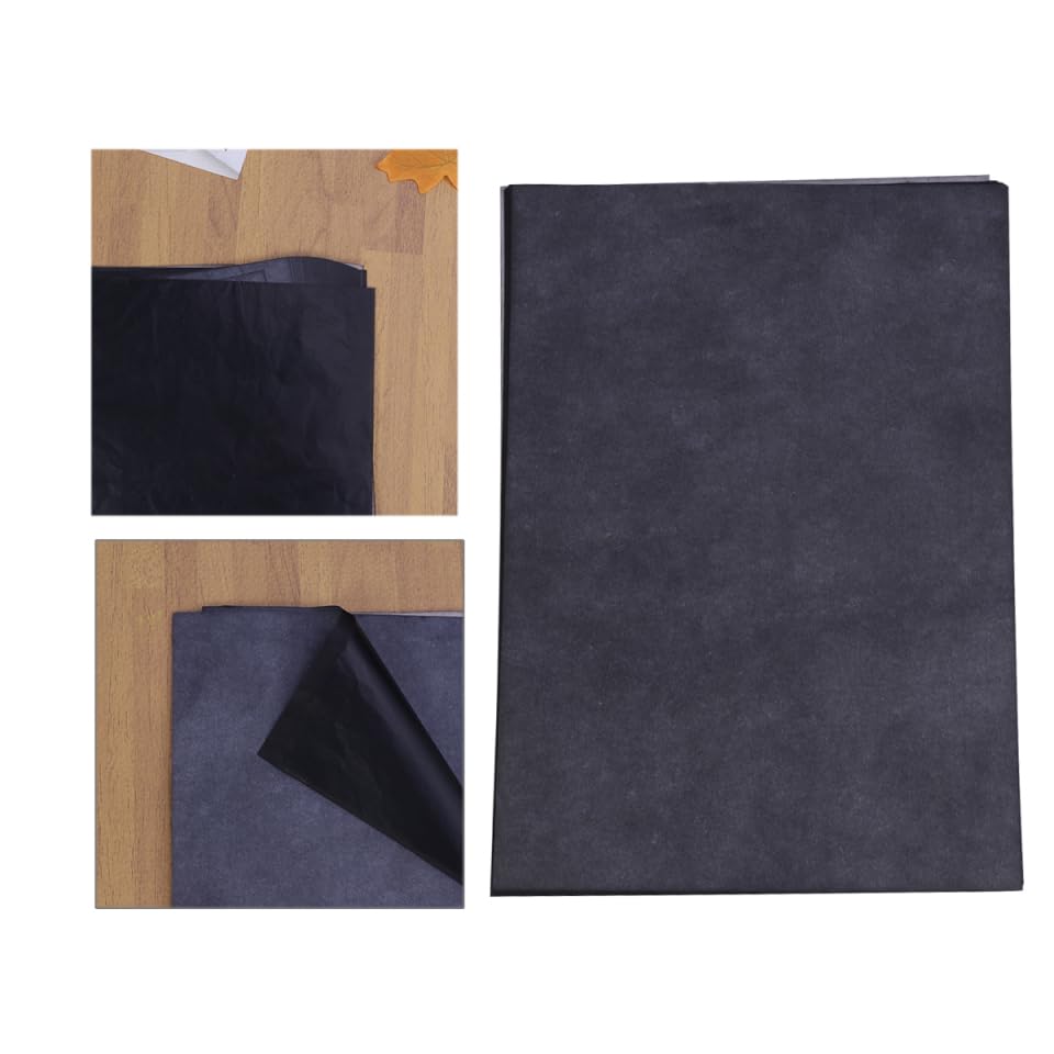 VILLCASE Carbon Transfer Paper Graphite Tracing Paper for Drawing Wood Canvas Fabric and Ceramic DIY Projects 11.61 X 8.26 in Carbon Copy 100 Sheets