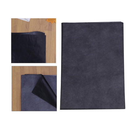 VILLCASE Carbon Transfer Paper Graphite Tracing Paper for Drawing Wood Canvas Fabric and Ceramic DIY Projects 11.61 X 8.26 in Carbon Copy 100 Sheets