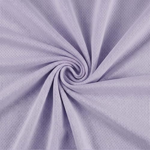 Bird Eye Mesh Jersey 5 Yards 65" Wide Light Purple - color: Light Purple, size: 65'' x5 yard