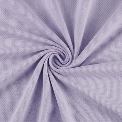Bird Eye Mesh Jersey 5 Yards 65" Wide Light Purple - color: Light Purple, size: 65'' x5 yard