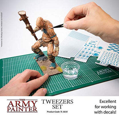 The Army Painter, Tweezers Set, 2 Pcs Precision Tweezers - Slant & Pointy