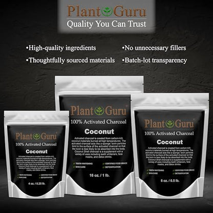 Activated Charcoal Powder Bulk - 1.75 lbs. Jar, Coconut - Food Grade Kosher Non-GMO - Teeth Whitening, Facial Mask and Soap Making. Promotes Natural Detoxification and Helps Digestion - size: 28 Ounce (Pack of 1)