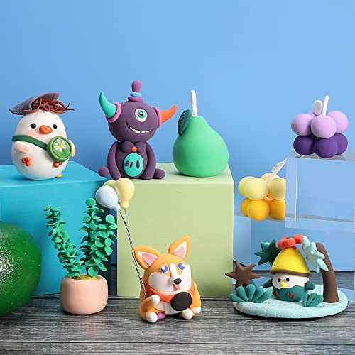 Air Dry Clay Kit for Kids – 24 Colors Non-Toxic Soft Modeling Clay Set - color: 24 Colors