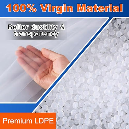 Plastic Drop Cloths, 1Mil Thick, 9x12 Ft, Thickened Painter's Sheeting | Tear-Proof, Waterproof, For Painting, Furniture, Walls, and Floor Protection - size: 1mil-1Pack