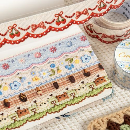 PET Tape Stickers for Journaling Supplies,Journal Stickers for Scrapbooking - color: Landscape