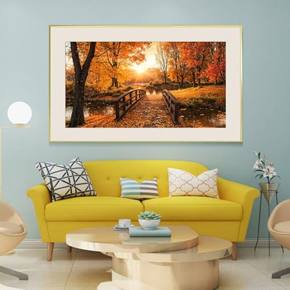 HeeBenor Large Landscape Diamond Painting Kits for Adults 27.5X15.7 Inch - color: Sunset Landscape 018