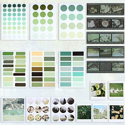 114 Pcs Aesthetic Scrapbook Kit DIY Junk Journaling Supplies, Nice Style | Scrapbooking Materials for Bullet Junk Journal, Art Journaling, Vintage Collage Album Gift for Adults Women Beginner - style: Nice Style