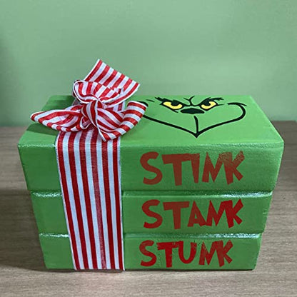 Christmas Letter and Number Stencils for Painting on Wood - Reusable Alphabet Stencils for Crafts, Signs, and DIY Art Projects