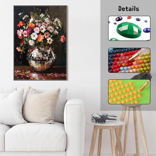 GUMITOON Diamond Art Kits for Adults-Pink Bow Full Drill Diamond Dots Paintings for Beginners, Round 5D Paint with Diamonds Pictures Gem Art Painting Kits DIY Crafts Kits 12"x16" QCY-149 - color: QCY-164