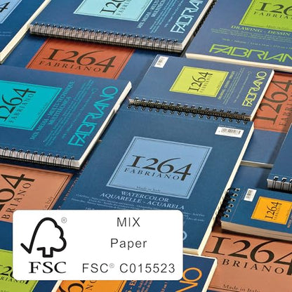 Fabriano 1264 Bristol Pad, Smooth, 9" x 12" - size: 9 x 12