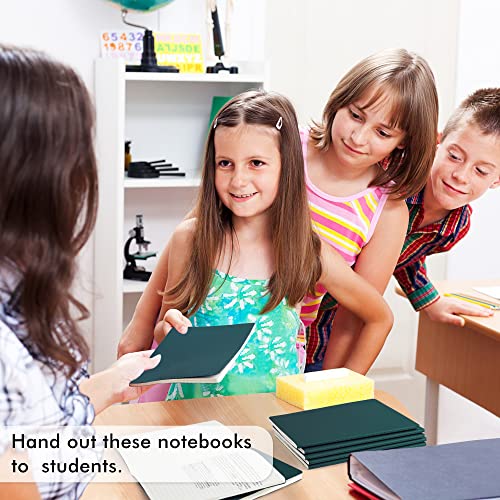 36 Pack Soft Cover Journal Bulk, Feela Lined Blank Travel Journal for Women Men Writing, Notebooks College Ruled for Work, Note Taking Notebook School Business Supplies, 8.2” x 5.5”, A5, Dark Green - color: 36 Dark Green