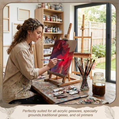 Spakon 4 Pcs Art Supply Hardboard Wood Painting Panel 12 x 16 Drawing Board, 1/8 Inch Flat Profile Board Watercolor Boards for Painting Art Crafts Paint Pouring Acrylic Oil - size: 12 x 16 Inch