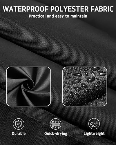 Syntus Server Apron for Men Women, Waitress Waist Apron, Black 1/3/12 Packs - color: Black