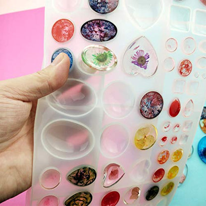 yuntop Jewelry Casting Molds,Gem Jewelry Silicone Casting Mold - size: large