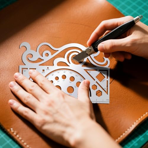 ORIGACH Stainless Steel French Curve Ruler Metal Drafting Stencils