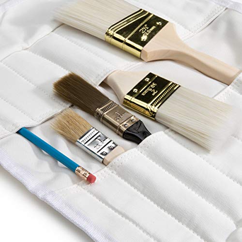 Dickies Work Gear 57046 White Paint Brush Roll, Small - color: White, size: Small