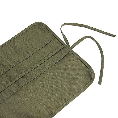 Paint Brush Holder, 22 Slots Storage for Acrylic Oil Watercolor Gouache Artist Roll Canvas Pouch, Silver White Holds 100 Brushes