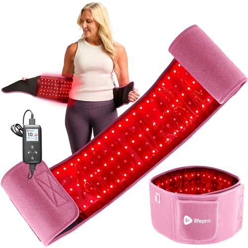 Lifepro Allevared Red Light Therapy Belt -105 Triple Chip LED Belt - color: Pink