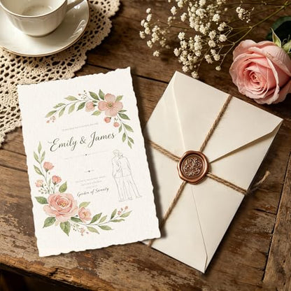 100 Sheets Deckled Edge Handmade Paper, 4” x 6” Rough Textured Watercolor Paper, 160 GSM, White, Cotton, Ideal for Wedding Birthday Invitations Greeting Cards DIY Crafts - color: 100 Sheets