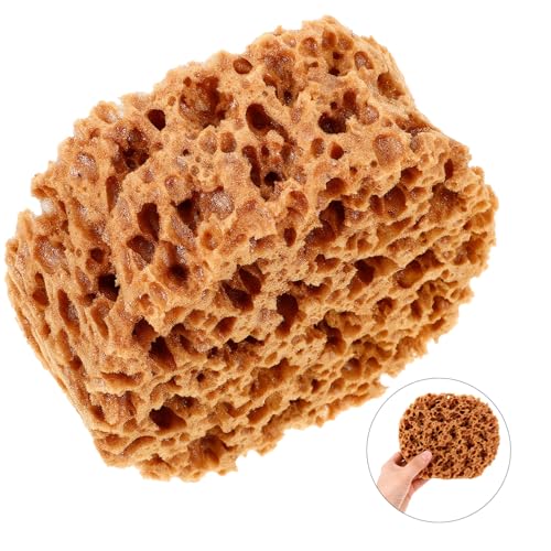 UPKOCH Reusable Natural Sea Sponge Painting Tool 5.90X4.72X2.75In Texturing Sponge for Wall Art Decorative Crafts and DIY Painting Projects