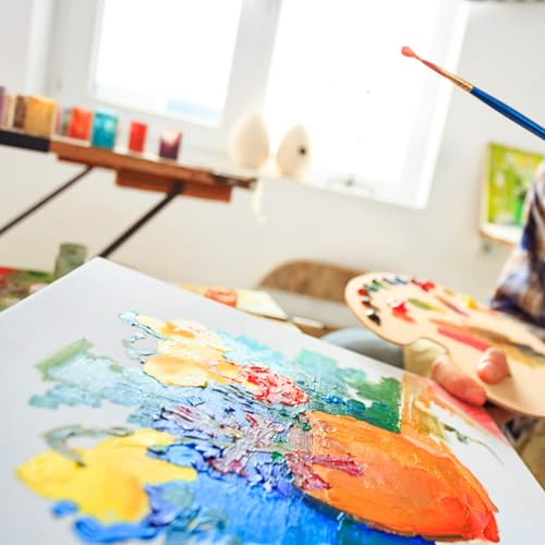 Canvas for Painting, 24pcs 9x12 Primed Bulk Painting Canvas Board | for Kids and Adults, White Blank Canvas Panels for Acrylic Paint, Oil, Pour Art Supplies - size: 9x12 inch