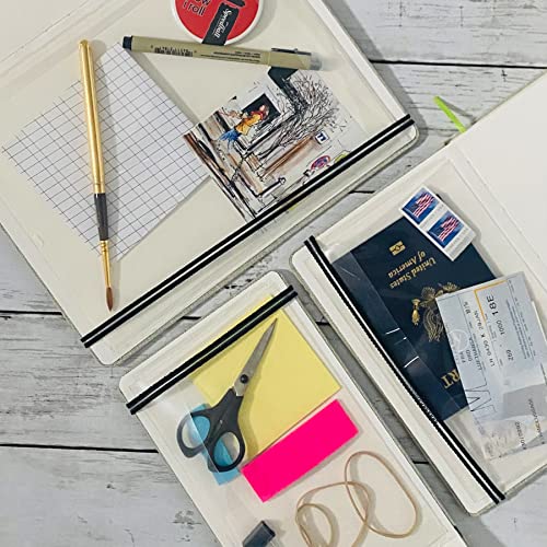 Handbook Watercolor Journal, 8.25"x5.25" Large Portrait, 95lb/200gsm Cold Press Paper, Travelogue, Natural European Linen Cover - size: Large Portrait, style: 95 lb / 200 gsm
