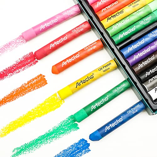 Artecho Oil Pastels Set of 48 Colors (10 x 70 mm)