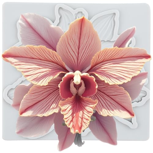 Orchid Flower Polymer Clay Molds Orchid Silicone Mold - color: Style F