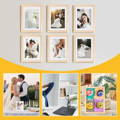 FSWCCK 5 Pack 9 x 12 inch Wood Panel Boards, Unfinished Wood Canvas Panels for Crafts, Painting Canvas, DIY Art Projects, Pouring, Arts Use with Oils, Acrylics - size: 9"X 12" 5 Pack