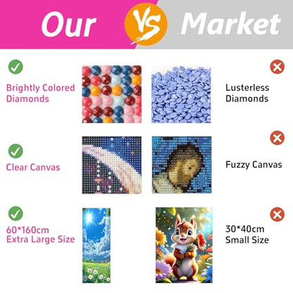 ZHUMUTO Large Diamond Painting Kits for Adults Daisy Meadow - color: LZMT049