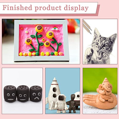 LOKUNN 14 Pcs Dotting Tools Embossing Tool Dotting Tools Set Rock Painting | Mandala Dot Painting Tools Ball Styluses with Box, Ball Tip Clay Tools, Pottery Clay Modeling Embossing Nail Art - size: 14 PCS