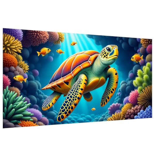 YOYA Large Diamond Art Kits for Adults, Sea Turtle 5D Diamond Painting - color: Sea Turtle 505
